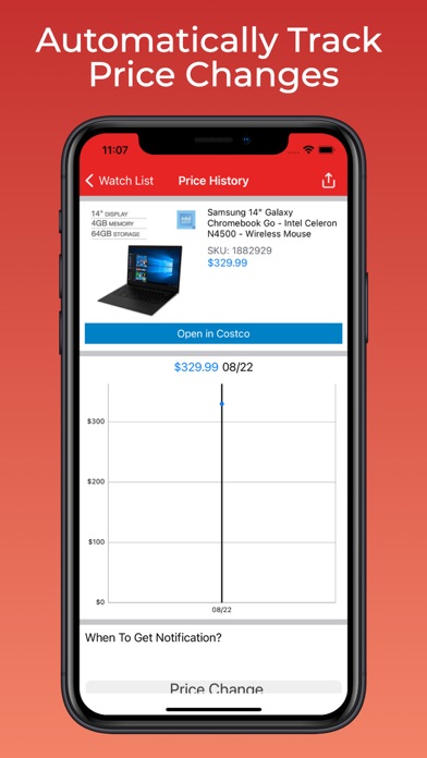Price Tracker for Costco Screenshot