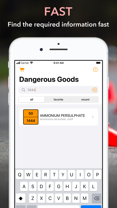 Dangerous Goods ADR 2021 Screenshot