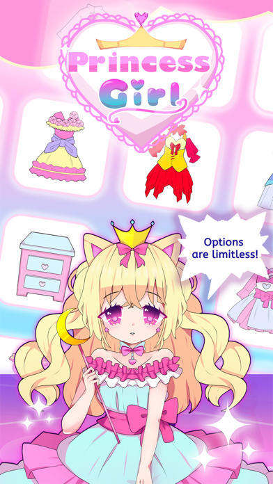 Princess Girl - Avatar Maker Screenshot