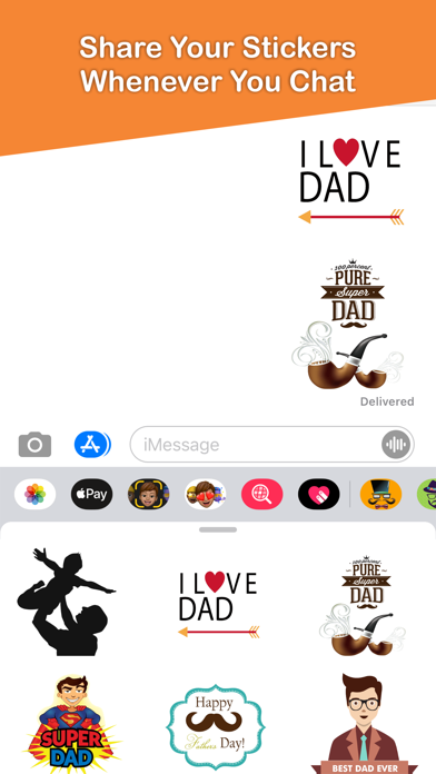Fathers Day Emojis screenshot 3