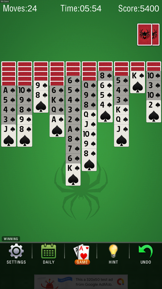 #3. Spider Solitaire - challenge (iOS) 由: HAREPPO