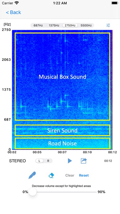 Acoustic Spectrum Pad Screenshot