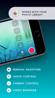 rec - pro video camera iphone capturas de pantalla 2