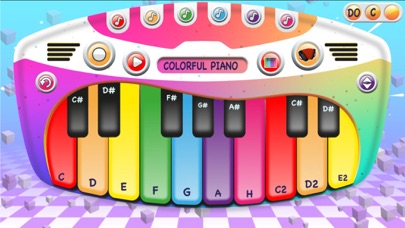 Colorful iPiano Screenshot