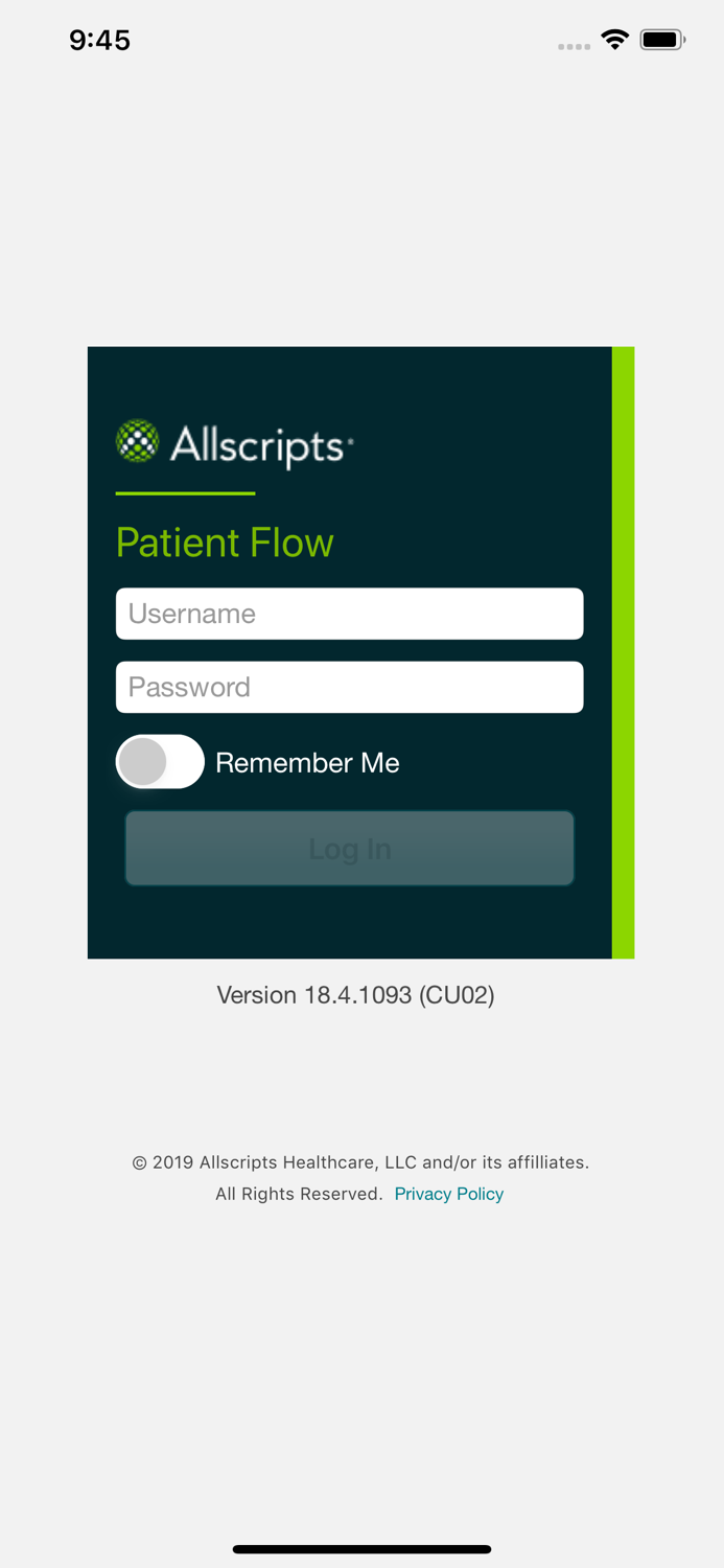 Allscripts Patient Flow