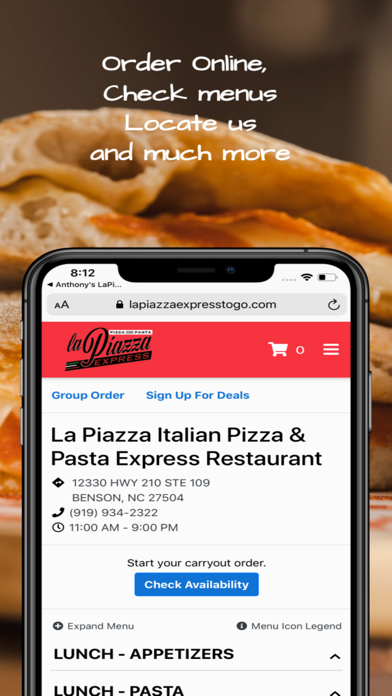Anthony's LaPiazza Screenshot
