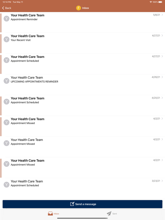 MyUTHealth iPad screenshot 4 - Medical app