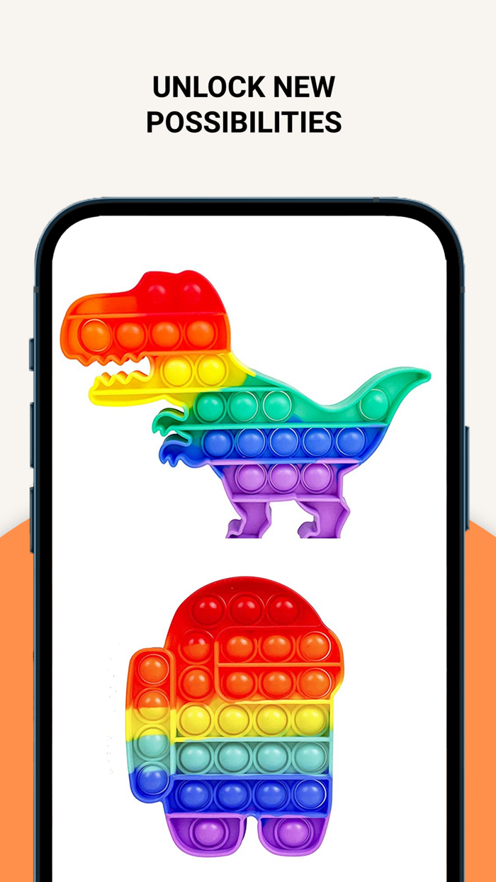 Pop It Bubble Hook Fidget Toys