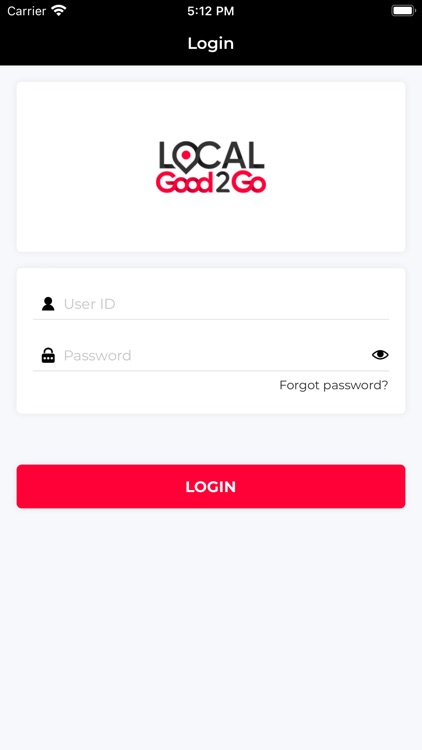 LocalGood2Go - Driver