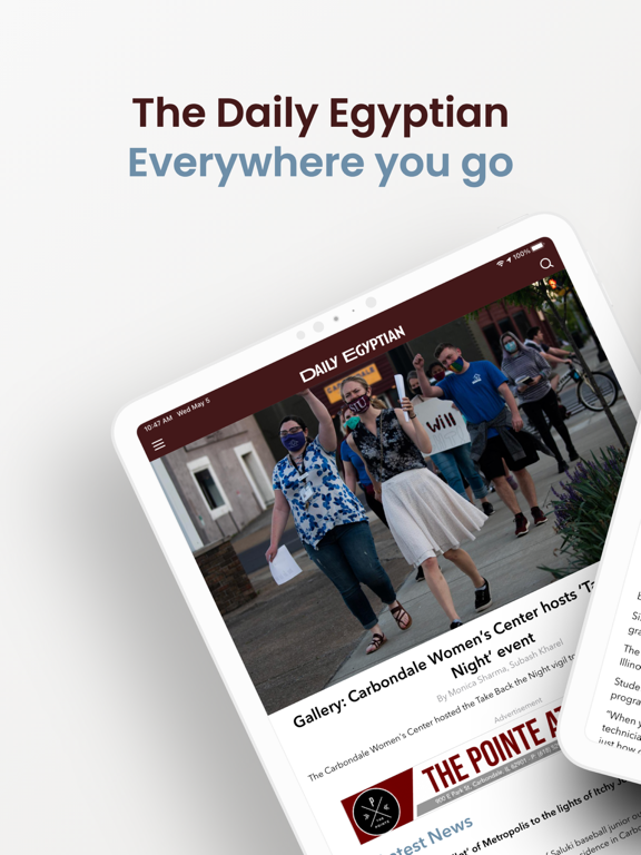 The Daily Egyptian iPad screenshot 1 - News app