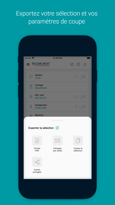 Louis Bélet Toolfinder Screenshot
