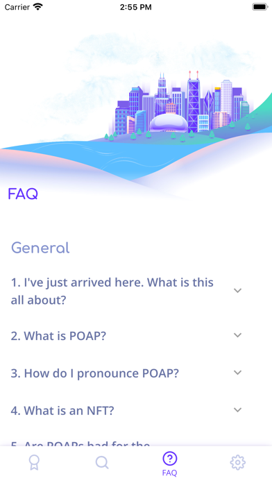 POAP App Screenshot