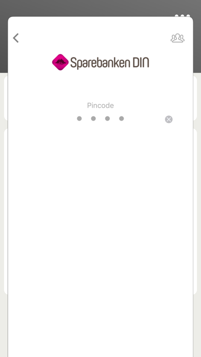 Sparebanken Din. Screenshot