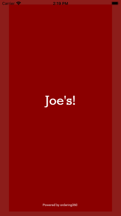 Joe's Deli & Grill Screenshot