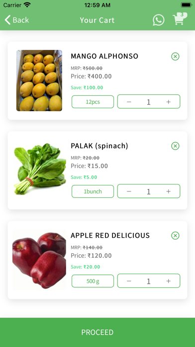 Green Valley - Online Grocery Screenshot