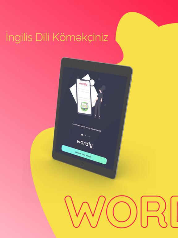 Wordly Learn English Words iPad screenshot 2 - Education app