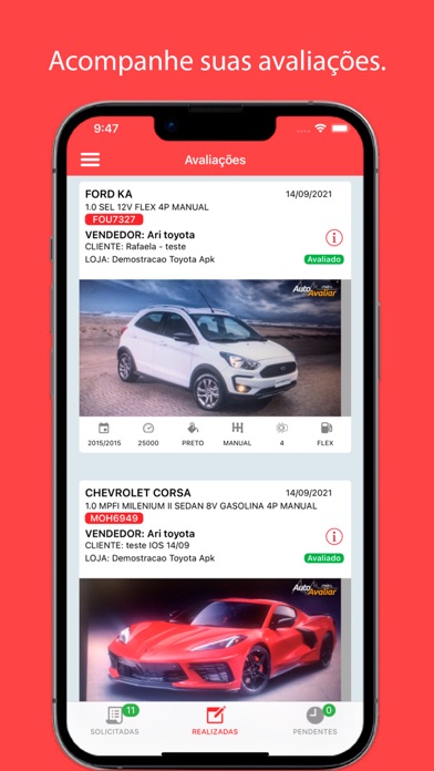 Toyota Auto Avaliar Screenshot
