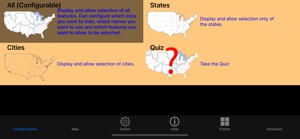 Geography of USA Study & Quiz screenshot #1 for iPhone