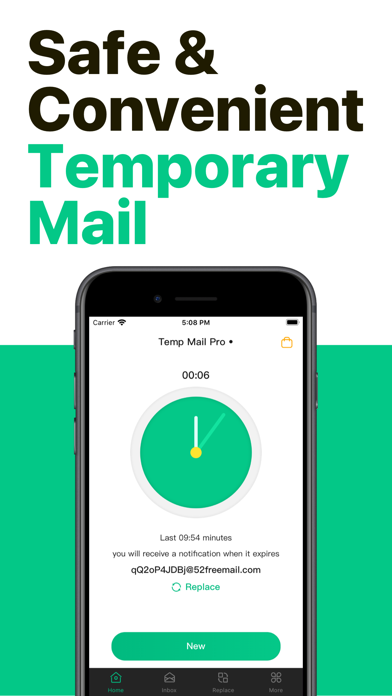 Temp Mail Pro for iPhoneのおすすめ画像1