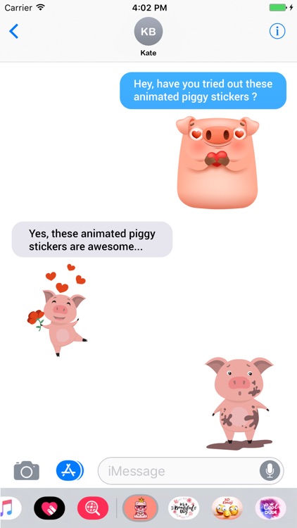 Animated Piggy Stickers! screenshot-3
