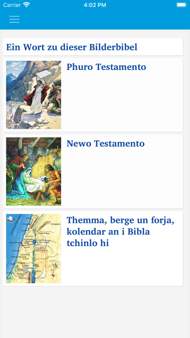 Bilderbibel in Sinti-Romanes Screenshot