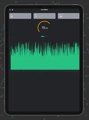 Captura 3 Sonómetro Nivel de sonido dB iphone