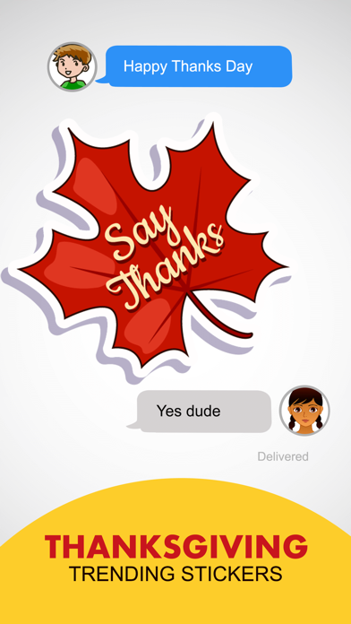 Screenshot #7 for Thanksgiving Holidays Stickers