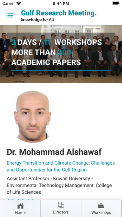 Gulf Research Meeting Screenshot