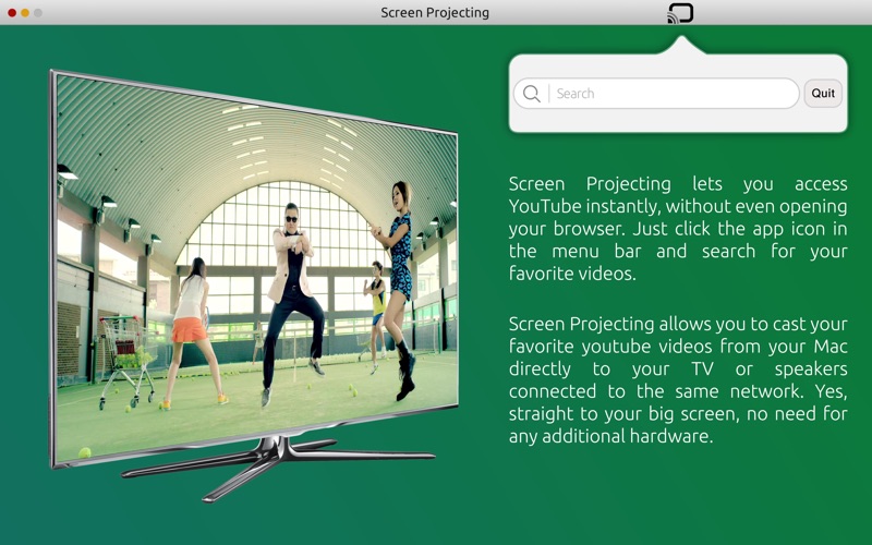 screen projecting iphone screenshot 3