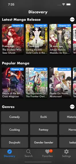 Game screenshot Manga Monster -  Manga Reader apk