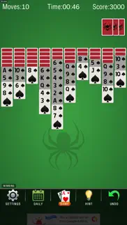 spider solitaire - challenge iphone screenshot 2