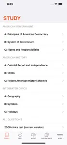 USA Citizen Test screenshot #6 for iPhone