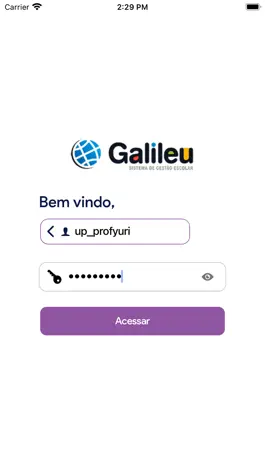Game screenshot Galileu - App Professor apk