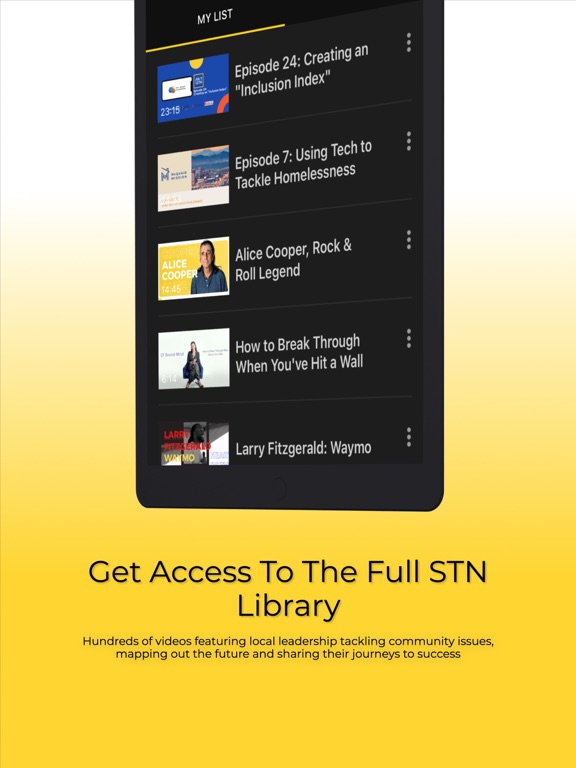 STN iPad screenshot 4 - Entertainment app