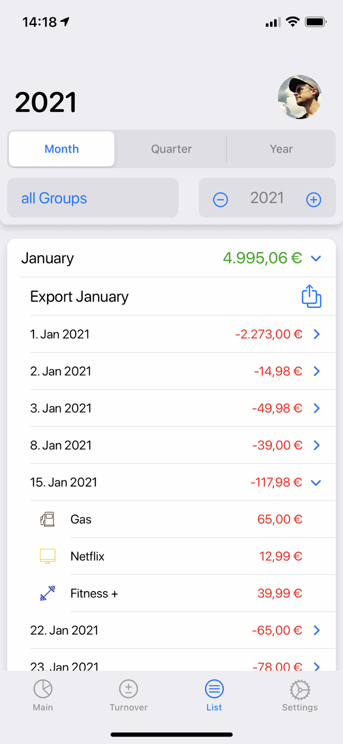 Live Budget - Money Manager