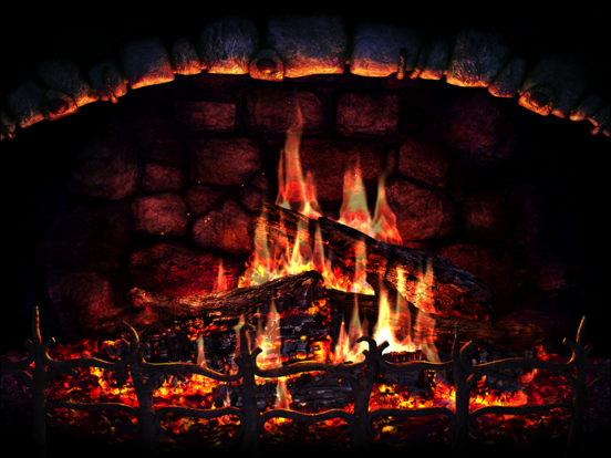 Virtual Fireplace 3D iPad app afbeelding 1