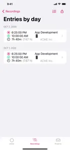 Autopilot - Time Tracking screenshot #3 for iPhone