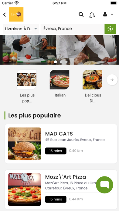 Liv'Go food Screenshot