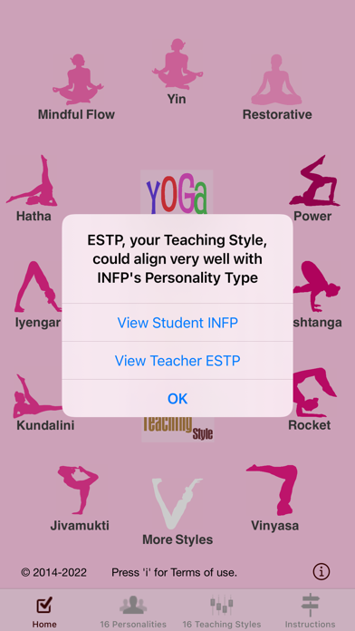 YogaPersonality Screenshot