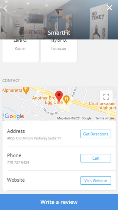 SmartFit EMS Training Screenshot