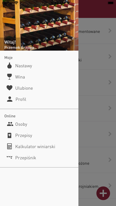 Wino domowe Screenshot