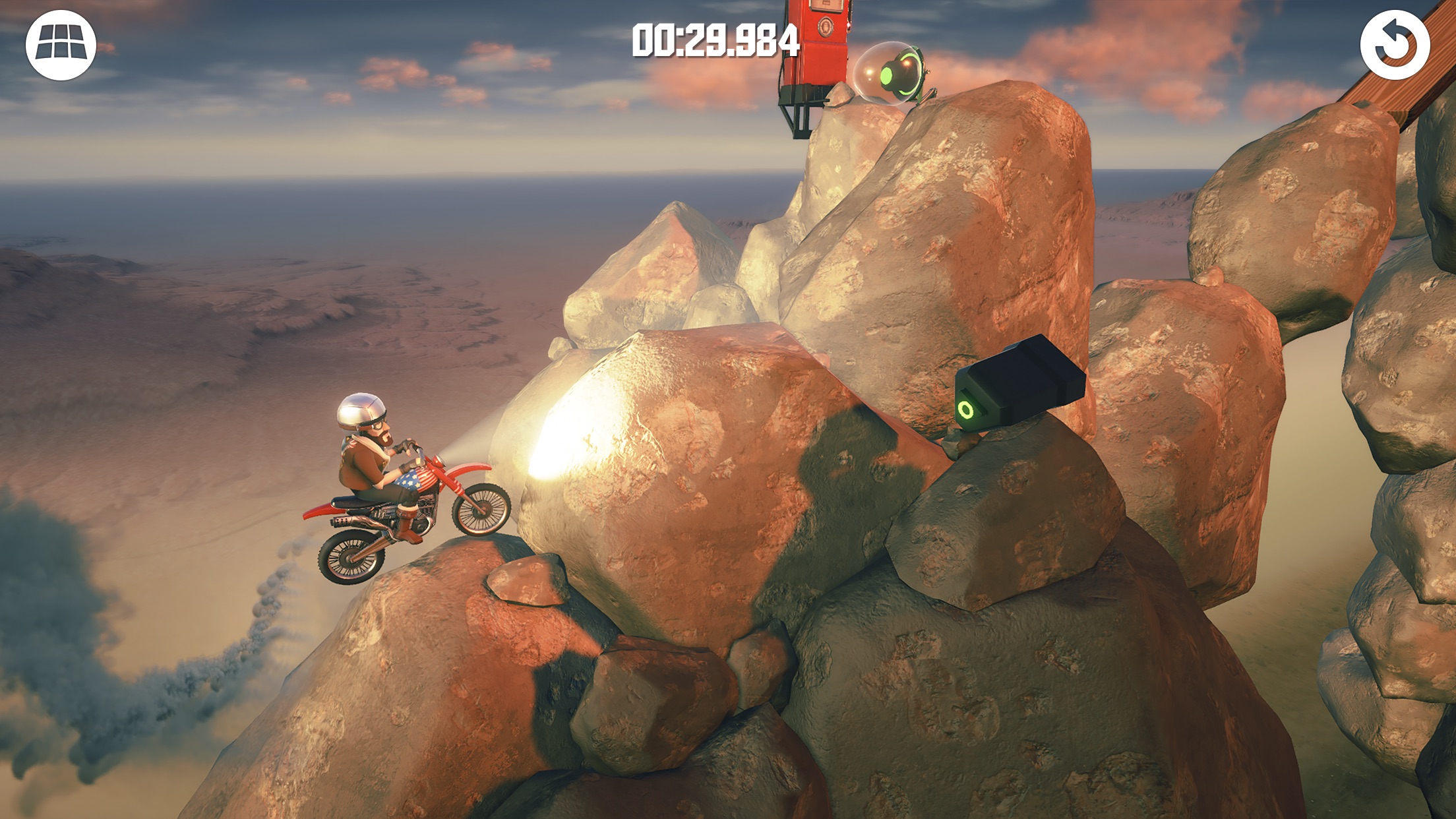 Screenshot do app Bike Baron 2