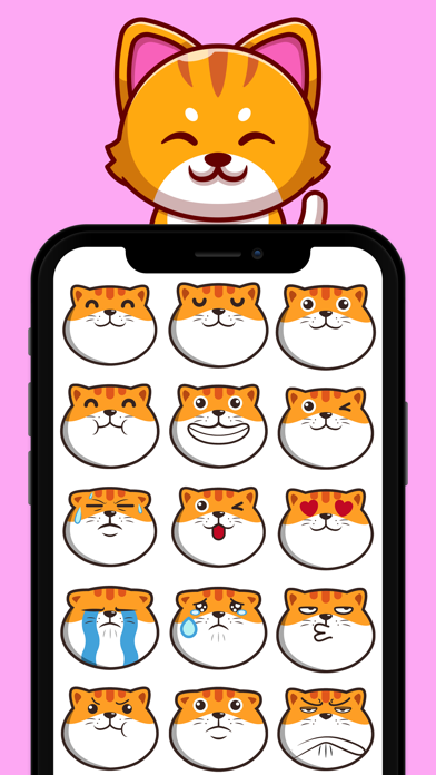 Screenshot #2 pour Naughty Cat Emojis