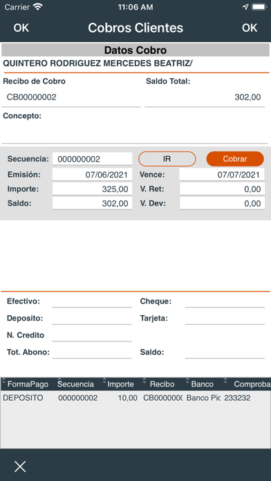 Perseo Ventas Screenshot