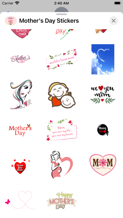 Happy Mother's Day! Stickers Screenshot