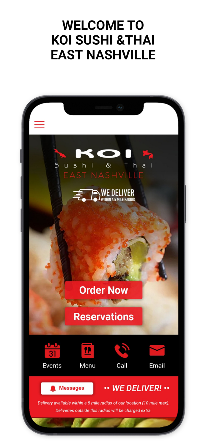 Koi Sushi Thai East Nashville