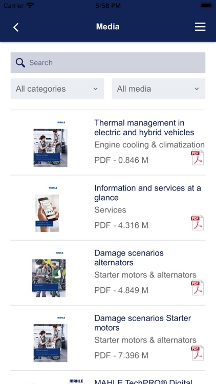 Mahle Catalog screenshot-6