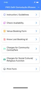 PWD Delhi Samudayika Bhawan screenshot #2 for iPhone