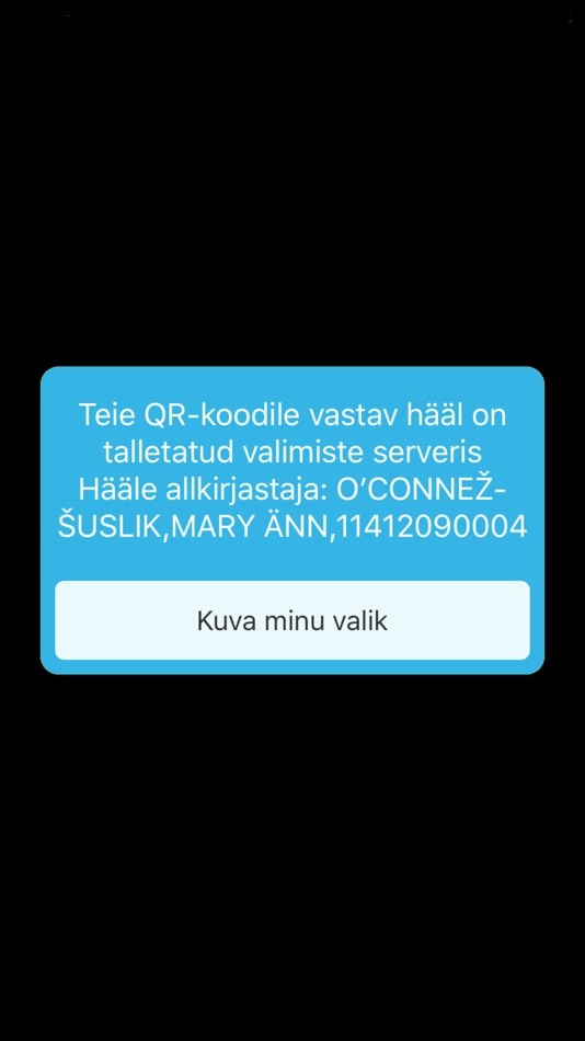 #2. EH kontrollrakendus (iOS) 由: Riigikogu Kantselei, Riigi valimisteenistus