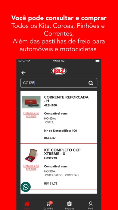 CompreVaz Screenshot